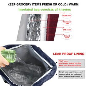 BeeGreen Cooler Bag adjustable straps extended for comfortable shoulder carry