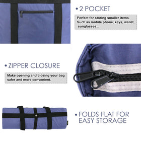 BeeGreen cooler bag adjustable straps and pockets for easy organization