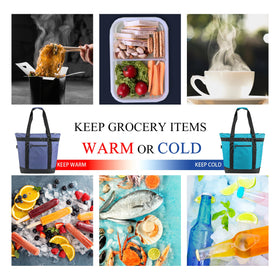 BeeGreen cooler bag interior wipes clean for simple maintenance