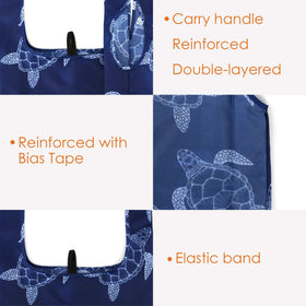BeeGreen bags with reinforced seams for sturdy heavy groceries.