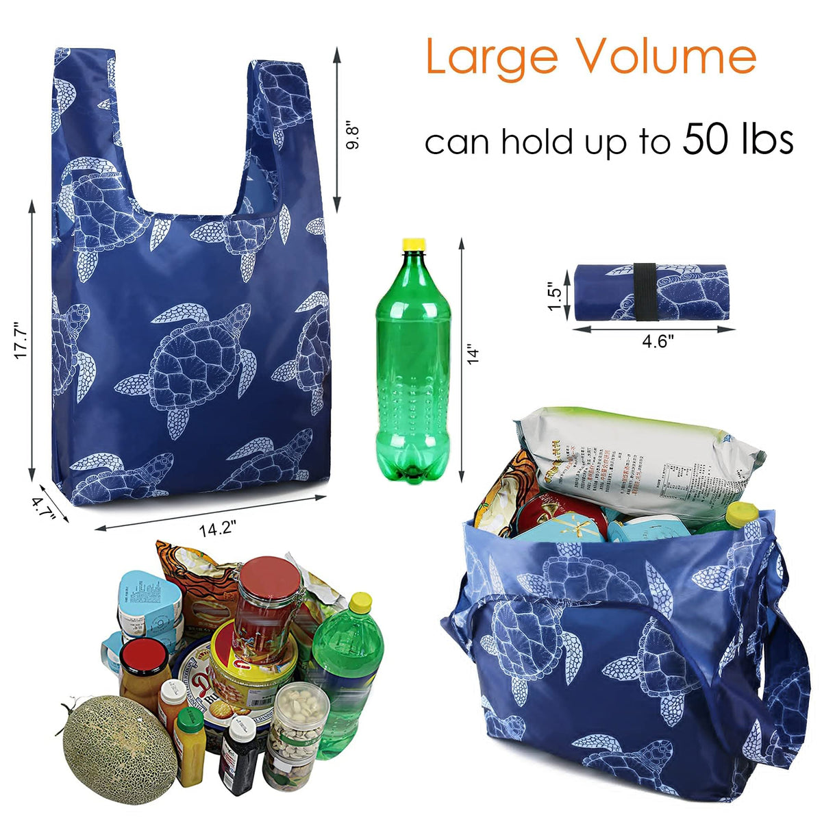 BeeGreen bags with long handles for comfortable shoulder carry