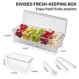Beehomay stackable condiment containers save space while keeping ingredients separated
