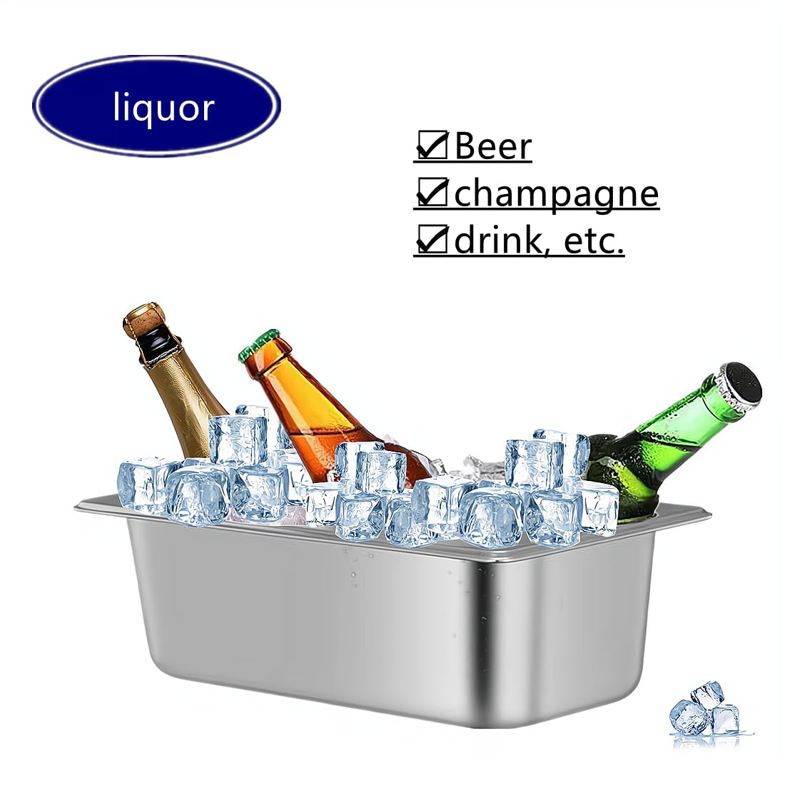 BEENIFIC party-wine-champagne ice bucket ideal for stylish service