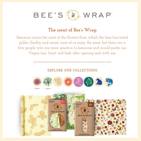 Bee's Wrap washable and reusable wrap in action