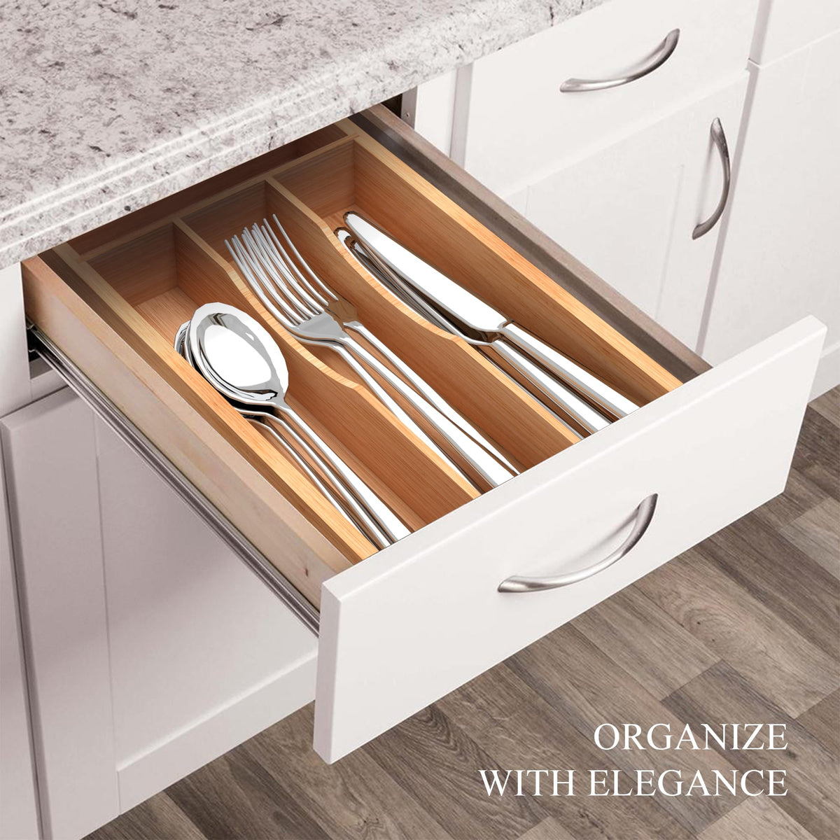 BEKVEM durable bamboo construction offers eco-friendly, long-lasting kitchen storage.