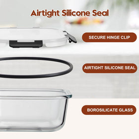 Belgol durable meal prep set keeps leftovers organized and ready to heat.