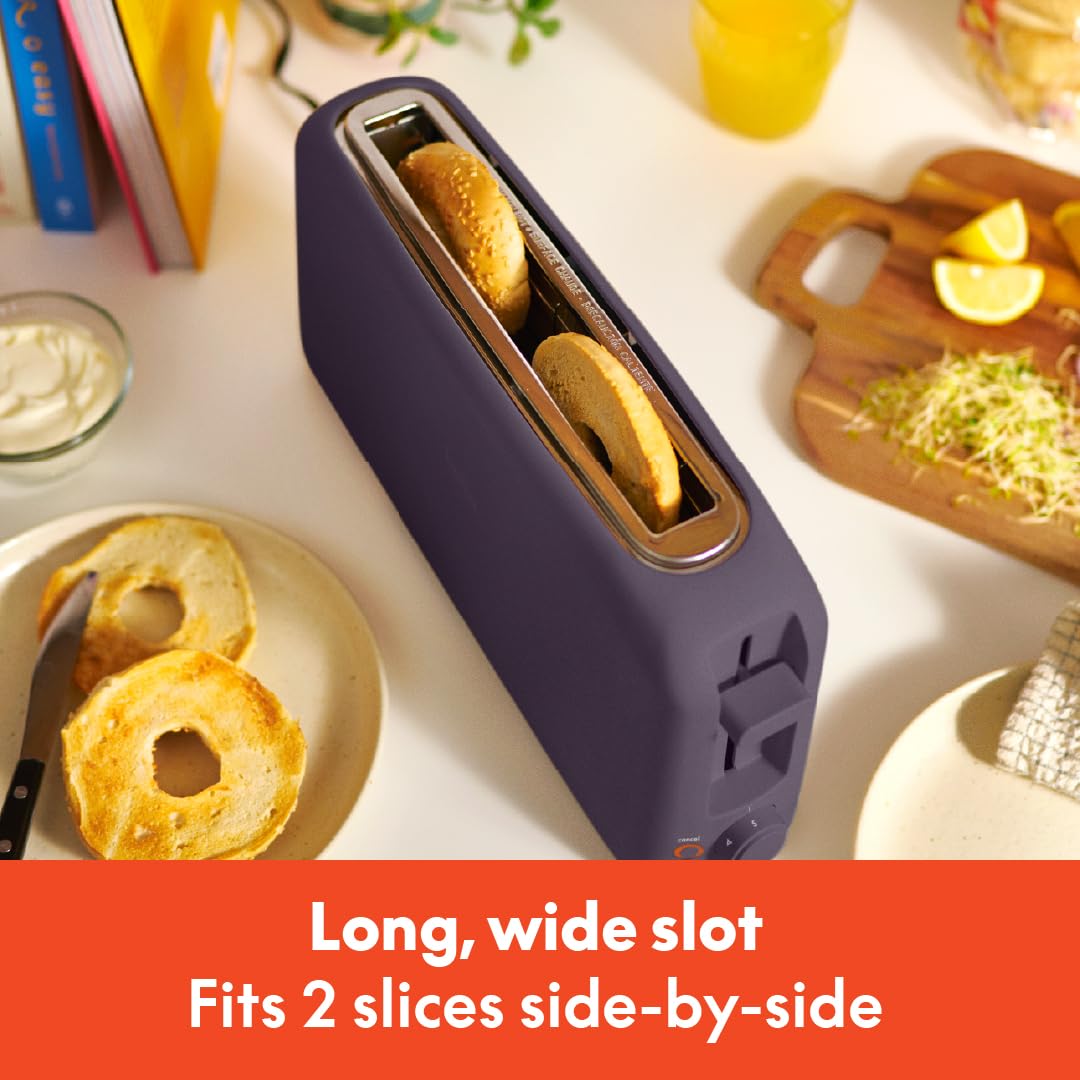 BELLA toaster features extra-wide slot to fit thick breads like sourdough