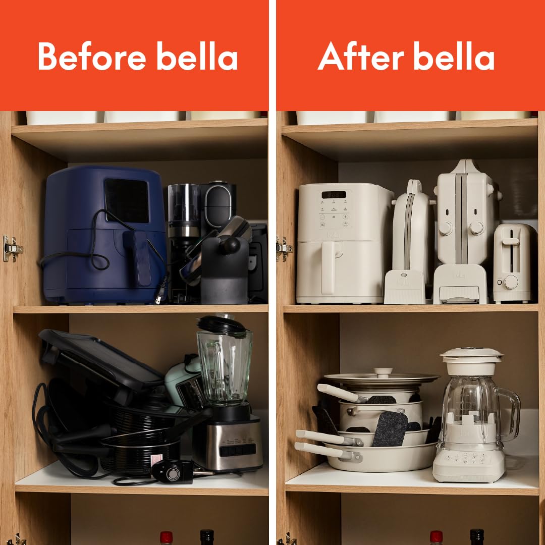 BELLA 7-inch waffles with diner-style depth from a compact plate system