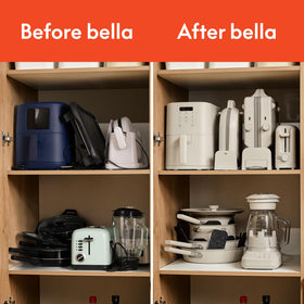 Bella Flip and Store waffle maker delivers quick heating with 1000 watts