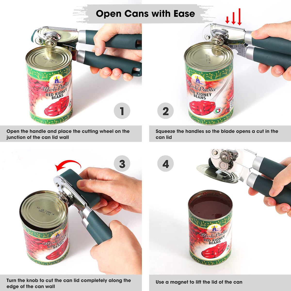 Beneno precision gears deliver effortless turning with each use.