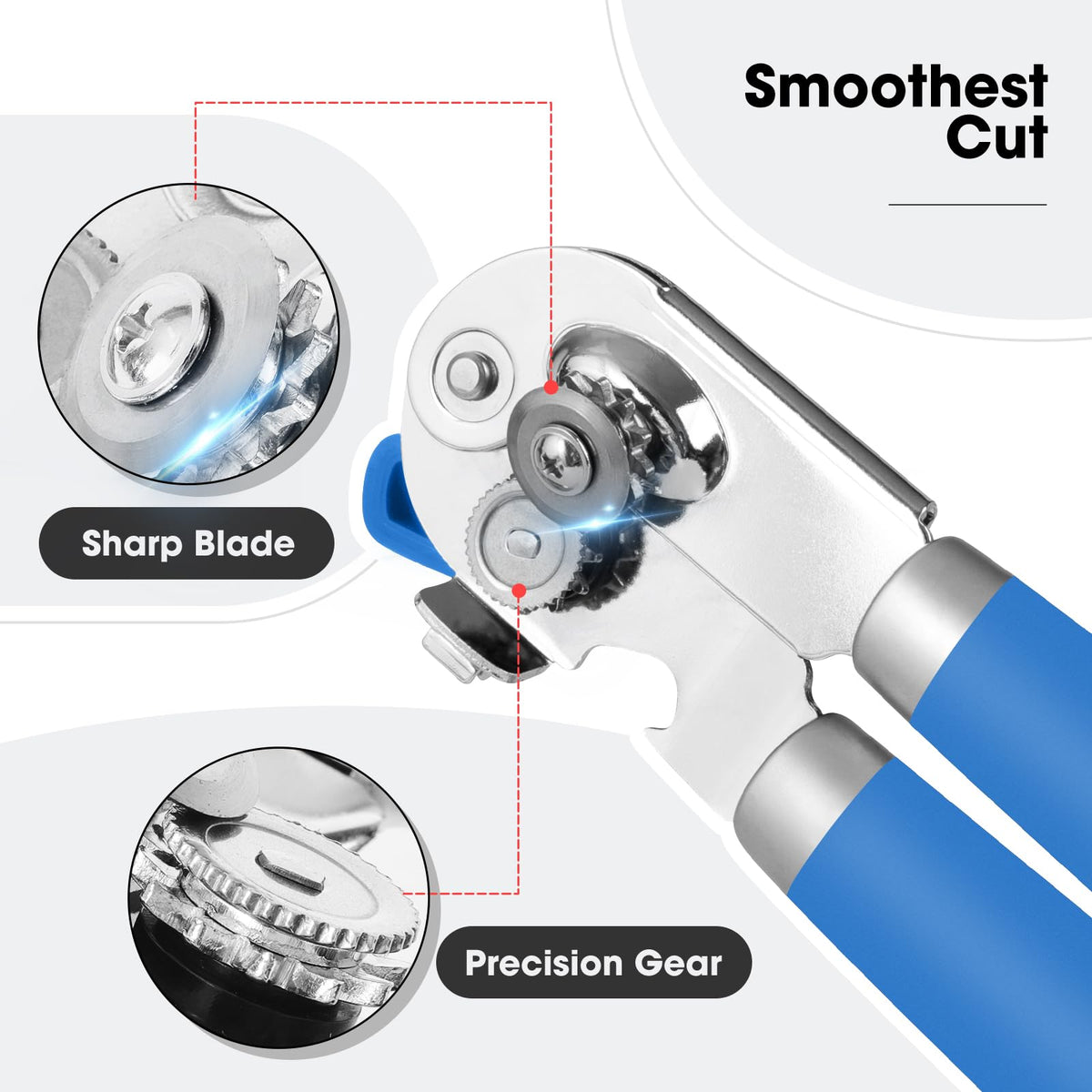 Beneno soft grip handle offers ergonomic comfort during kitchen use.