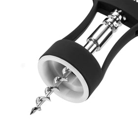 Beneno wine opener built-in bottle opener adds convenient versatility.