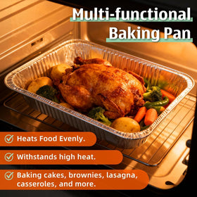 Benestanti bulk 40-pack pans ideal for parties and meal prep