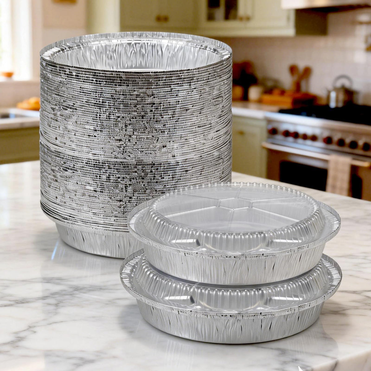 Benestanti disposable pans ideal for gatherings and catering.