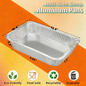 Benestanti disposable pans with lids for easy transport