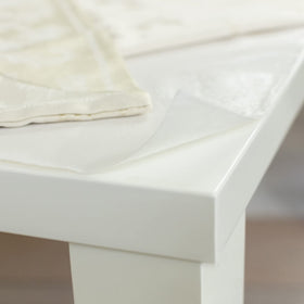Benson Mills Deluxe table pad edge protection—prevents scratches on table edges