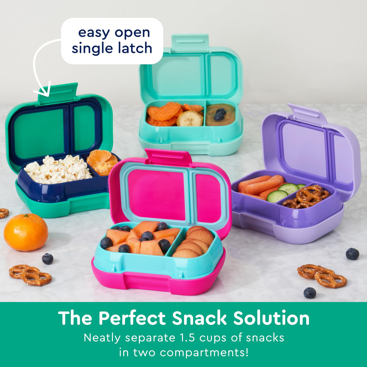 Bentgo Kids Snack dishwasher-safe design for quick cleanup