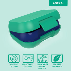 Bentgo Kids Snack easy-open latch simplifies packing for busy mornings