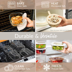 Bentgo plastic-free, PFAS-free design supports sustainable kitchen storage.