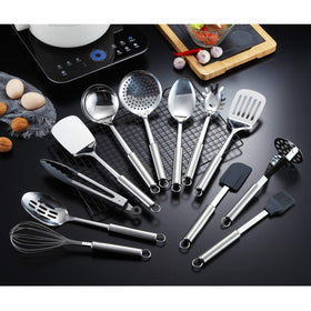 Berglander slotted turner sturdy, heat-resistant for flipping and serving.