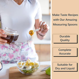 BERYLER stackable spoons offer easy storage in busy kitchens.