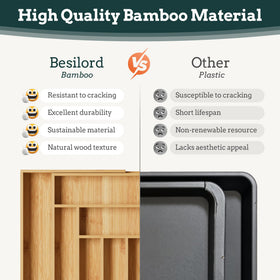 Besilord magnetic connection allows tool-free assembly.