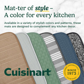 Best Brands Cuisinart dish drying mat is machine washable and easy to clean