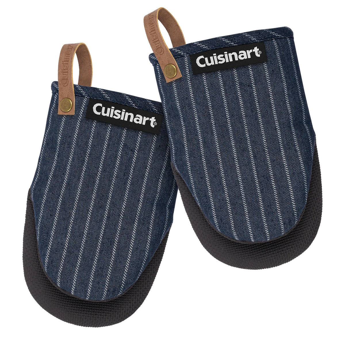 Best Brands Cuisinart Heritage mini oven mitts with non-slip palm for secure grip in cooking.
