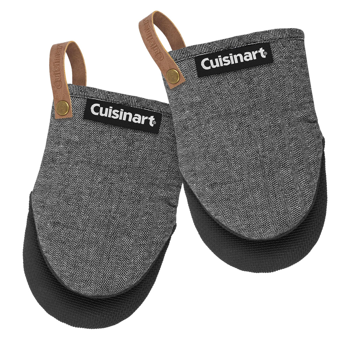 Best Brands Cuisinart Heritage Mini Oven Mitts with a non-slip palm for secure grip on hot pans.