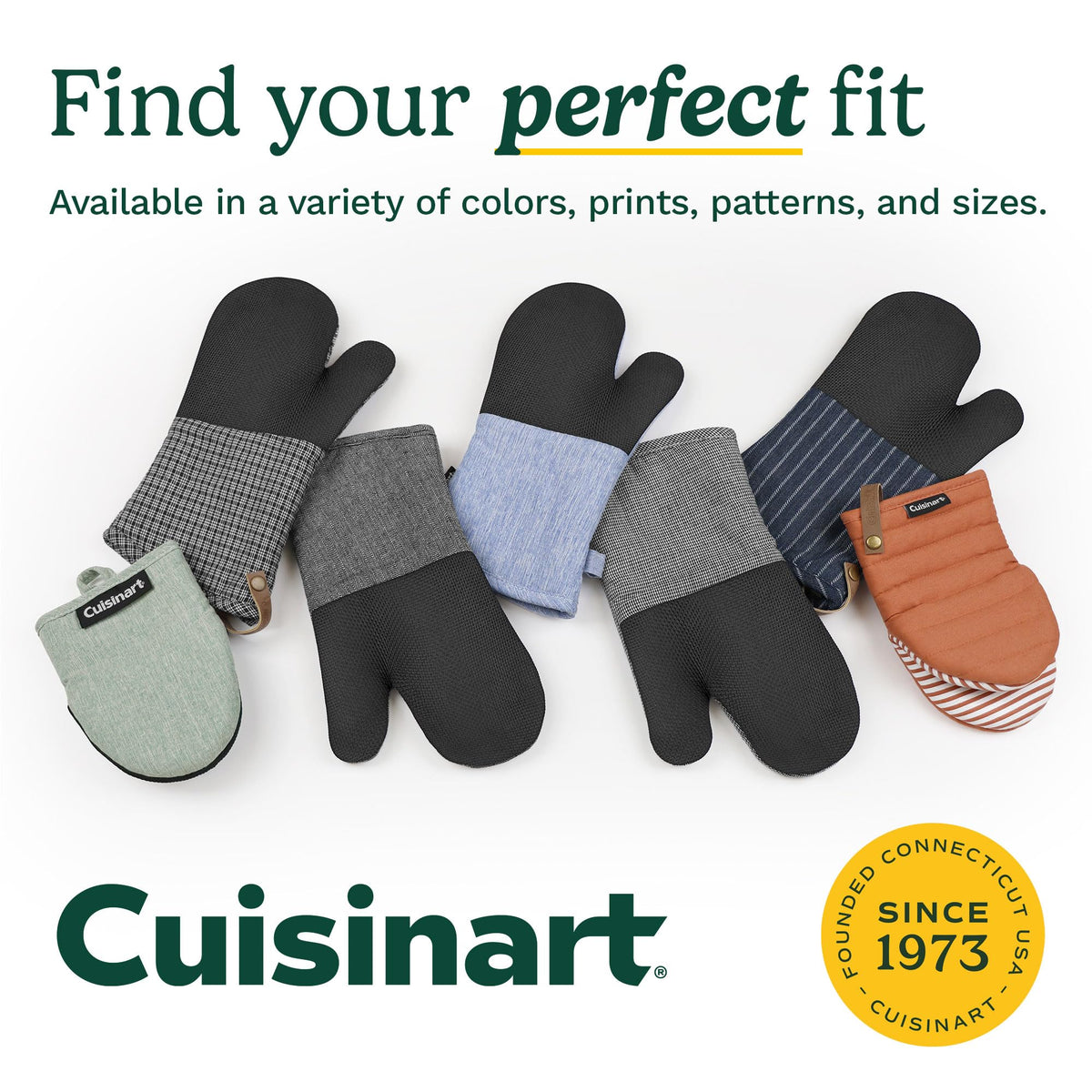 Best Brands Cuisinart mini oven mitts are durable and easy to hand wash.
