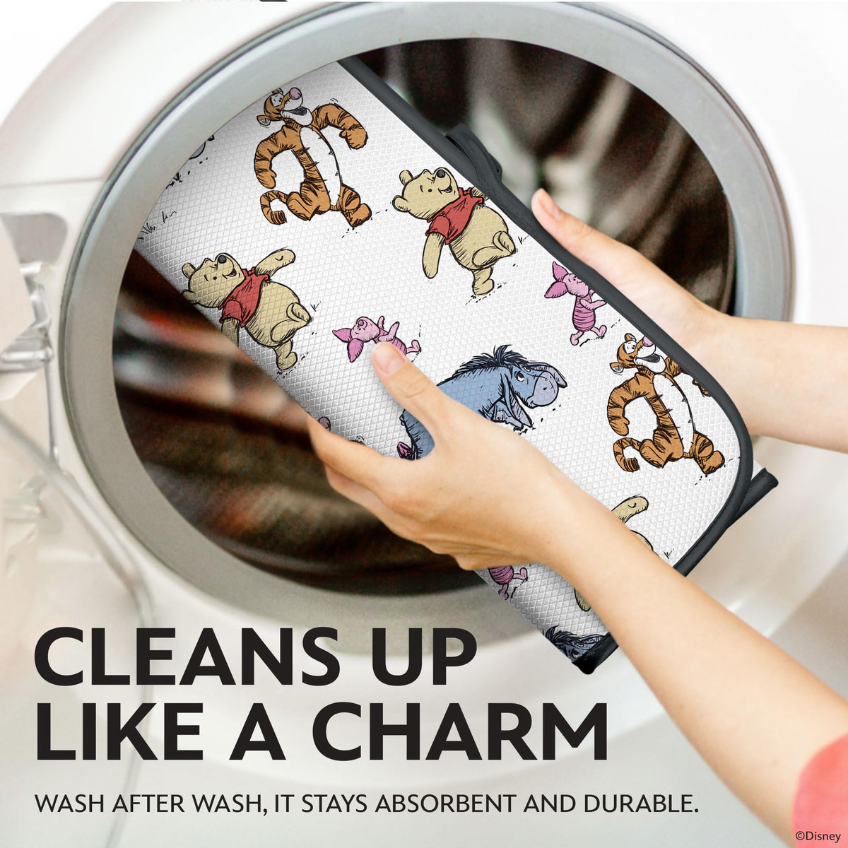 Best Brands Disney dish drying mats foldable for storage or hanging