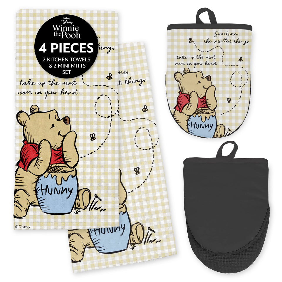 Best Brands Disney kitchen set with Mickey, Stitch, and Pooh for practical, cheerful cooking use