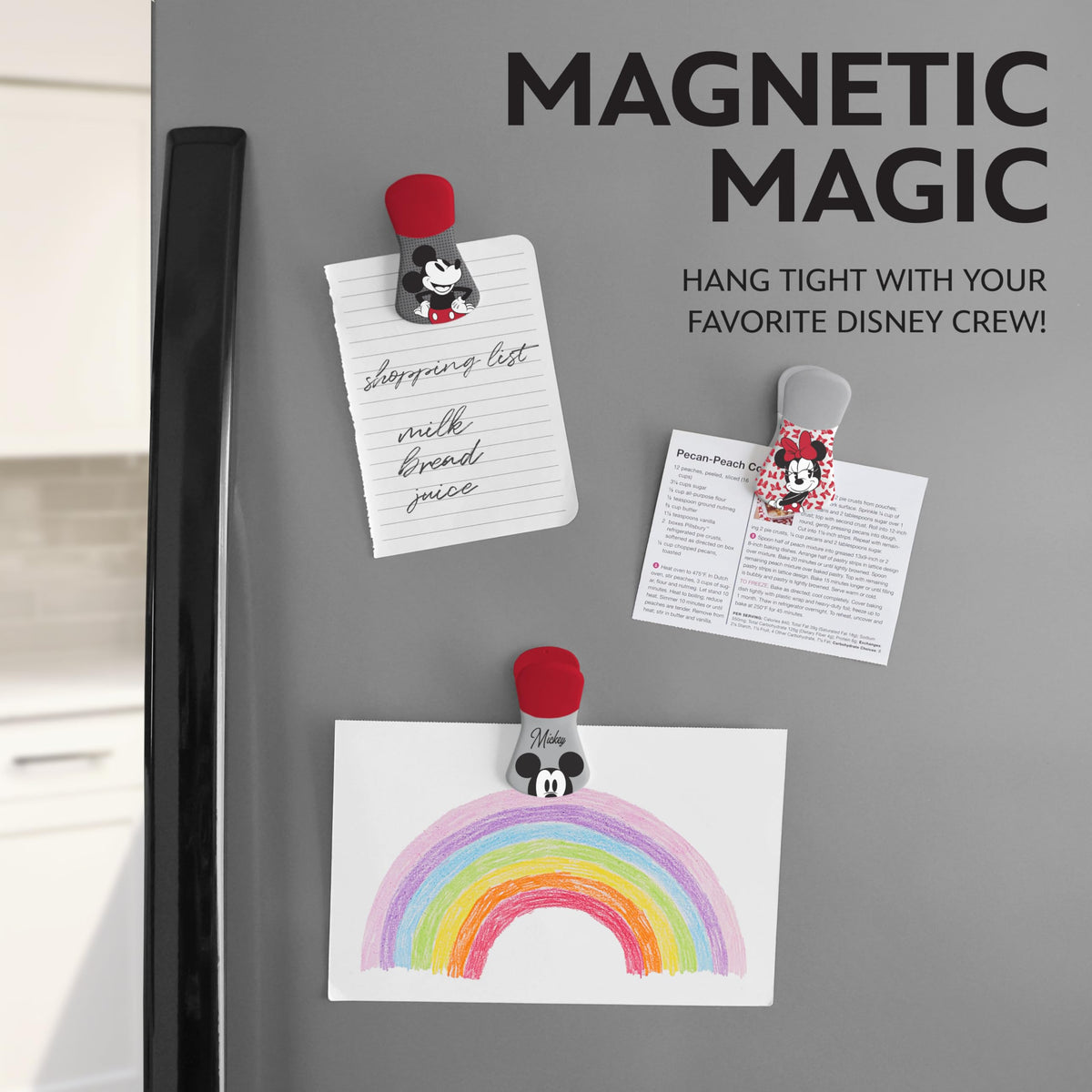 Best Brands Disney Lilo & Stitch chip clips keep chips fresh and fridge organized.