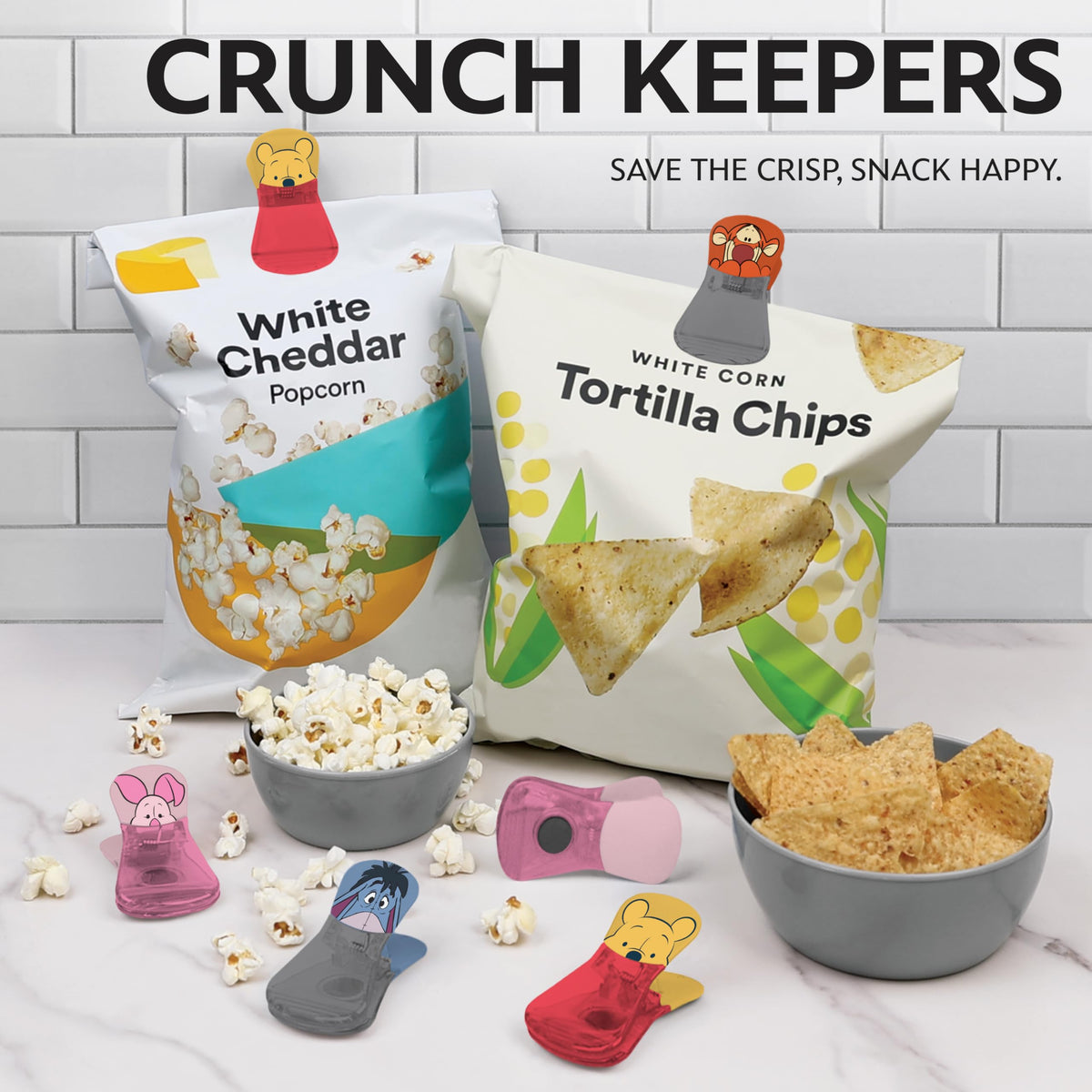 Best Brands Disney Minnie chip clip keeps snacks accessible and organized.