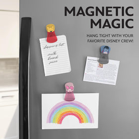 Best Brands Disney Pooh chip clip adds playful storage on fridge.