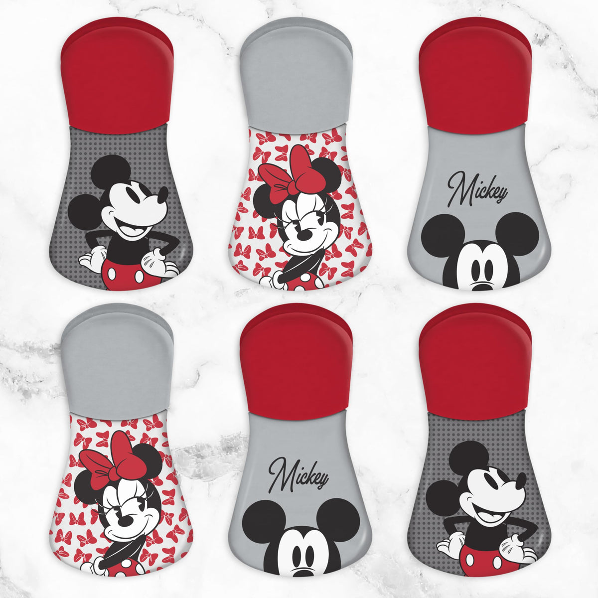 Best Brands Disney snack bag clips bring Disney magic to kitchen organization.