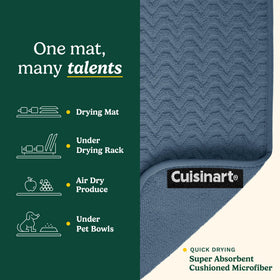 Best Brands two-pack mats, ideal for busy kitchens and multitasking drying.