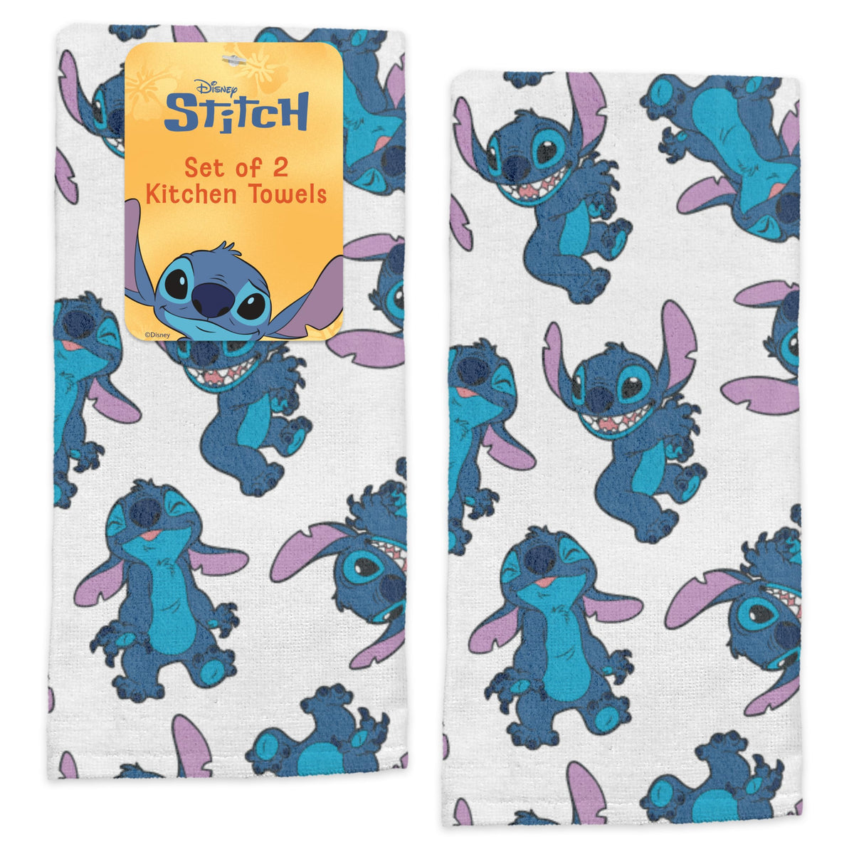 Best Brands Disney Kitchen Towels 2-pack drying dishes quickly and neatly