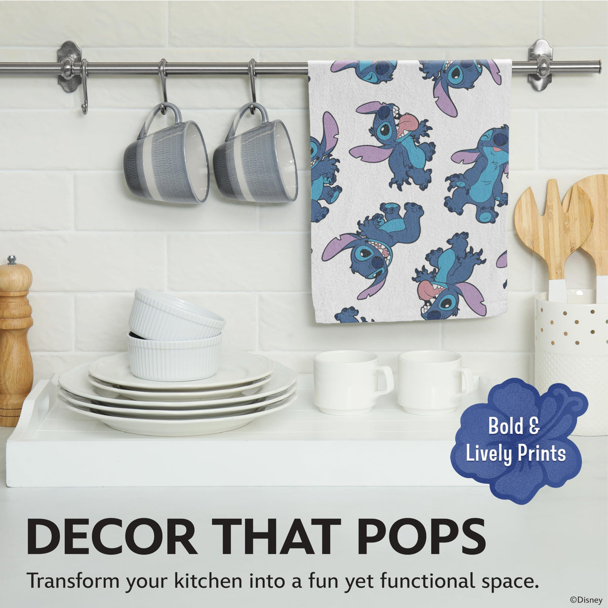 Best Brands Disney Kitchen Towels colorfast and durable through daily washing