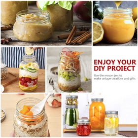 Betrome versatile jar for DIY crafts and candles