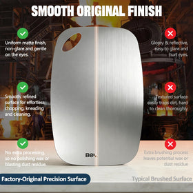 BEVISS cutting board 1.2mm thickness provides a durable, flat prep surface.