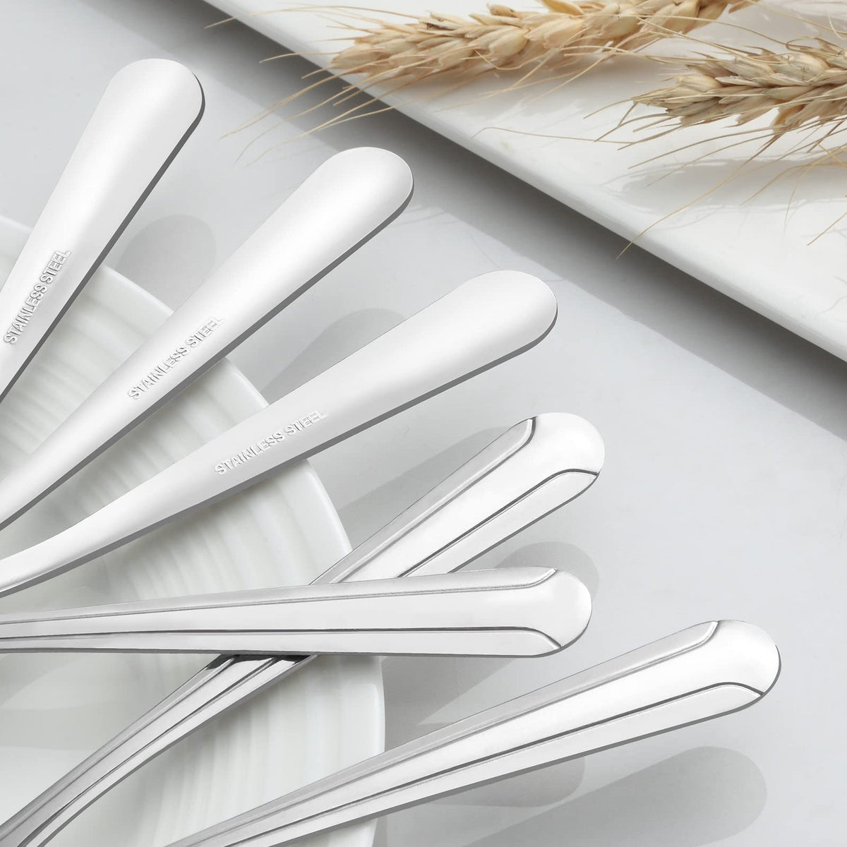 BEWOS mirror-polished spoons enhance table elegance.