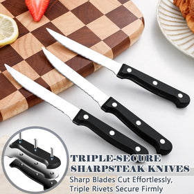 BEWOS tea forks suited for desserts and delicate bites.