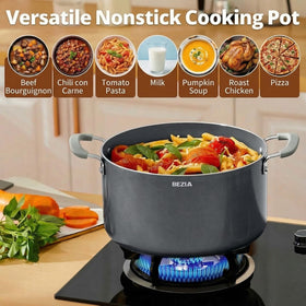 BEZIA induction-ready base ensures fast, even heating on any stove