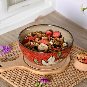 BGCTM floral ceramic bowl gift packaging ready for gifting