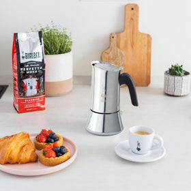 Bialetti Venus patented safety valve supports controlled pressure release