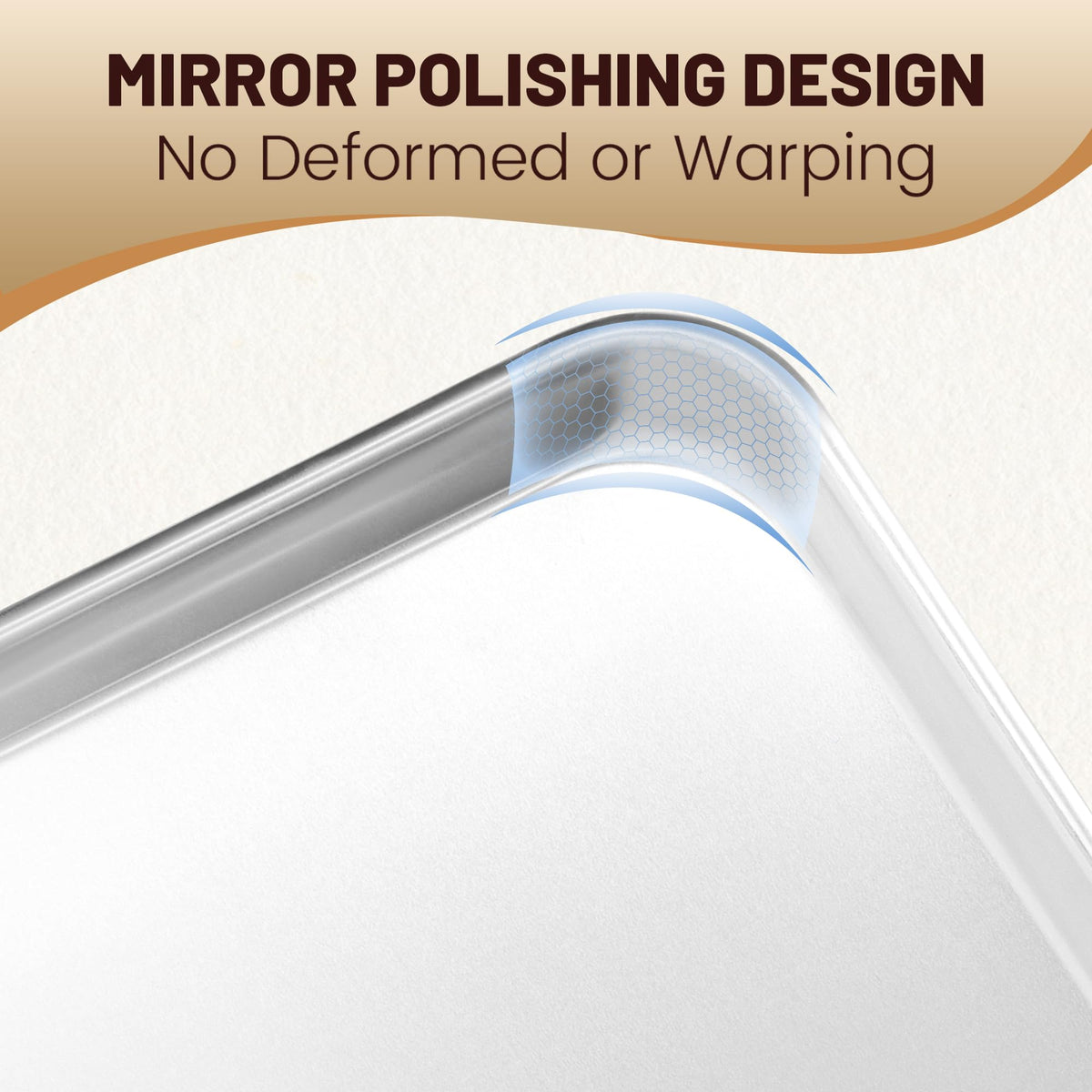 BIEAMA NSF-certified baking pan ensures food-grade quality for kitchens.