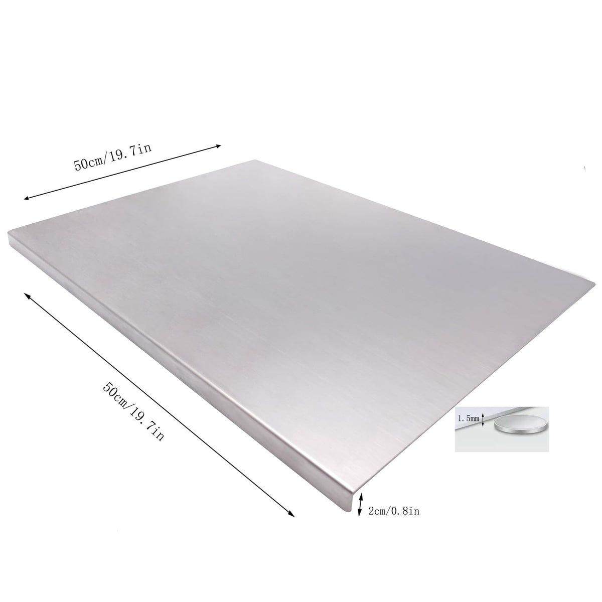 Billamb cutting board with meat prep and non-slip pads
