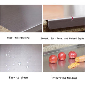 BILLAMB cutting board for vegetables and fruits on a durable surface.
