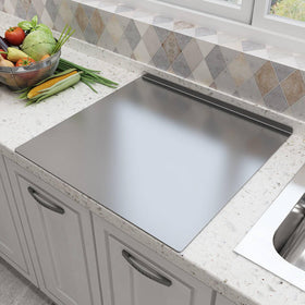 BILLAMB large cutting board stores easily in cabinets for compact storage